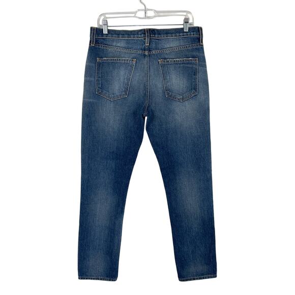 Current Elliott Distresssed Whiskering Women's Straight Leg Jeans 27 - Picture 3 of 6